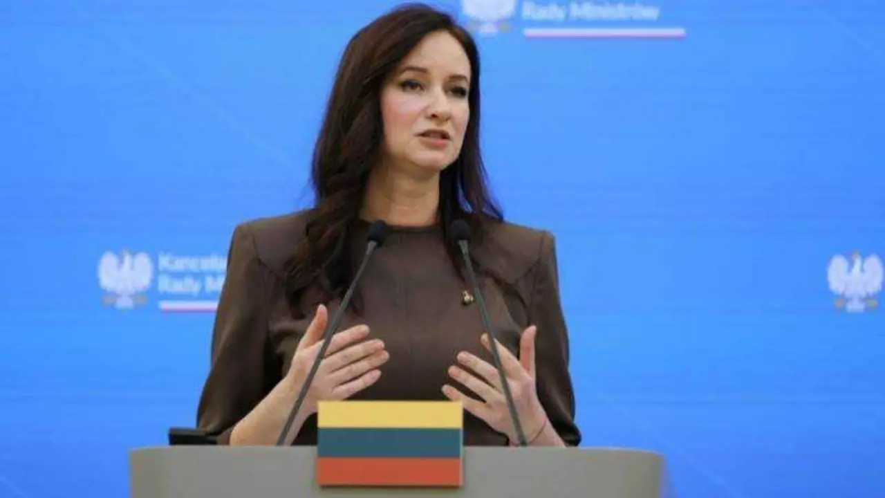 Primer ministro lituano. No tolerará ataques en Bielorrusia - EPA / PAWEL SUPER NAK​​​​​​​​​​​​