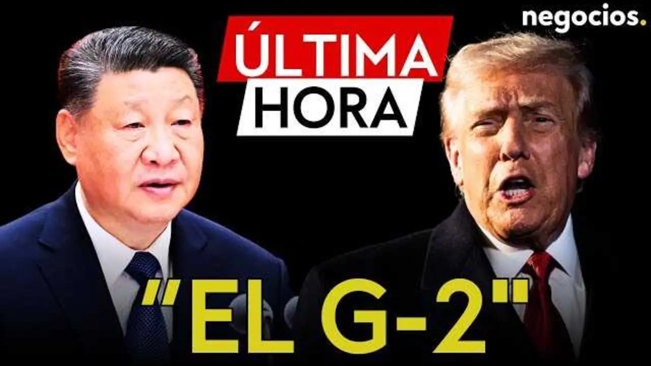 Donald Trump y Xi Jinping durante su encuentro en Busán, Corea del Sur, en el marco de la reunión del G2.<br>                        <br>                        <br>                        <br>                      