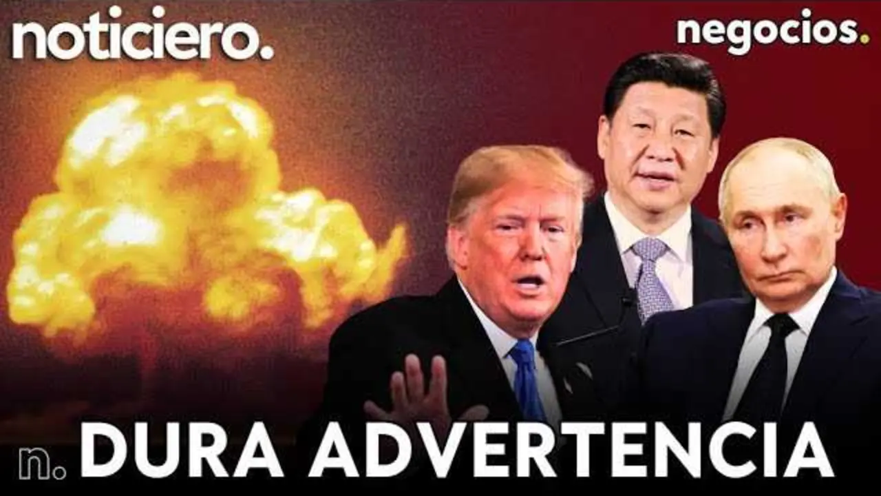 Captura del vídeo donde se destaca la presencia militar rusa en Venezuela y la alerta internacional ante la reactivación de pruebas nucleares por parte de Estados Unidos.<br>                        <br>                        <br>                        <br>                      