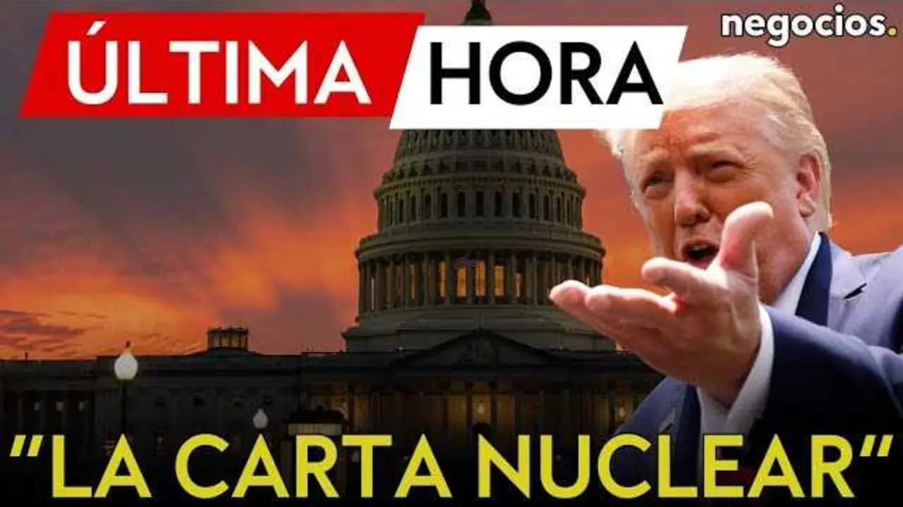 Fotografía oficial de Donald Trump con expresión firme, relacionada con la crisis política por el cierre del gobierno en Estados Unidos.<br>                        <br>                        <br>                        <br>                      