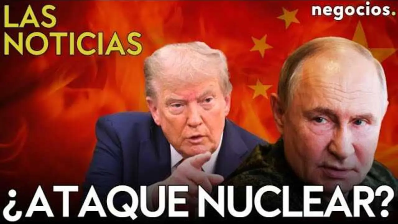 Vista cercana del misil 9M729 en una representación gráfica junto a mapas de Ucrania y rutas estratégicas internacionales.<br>                        <br>                        <br>                        <br>                      