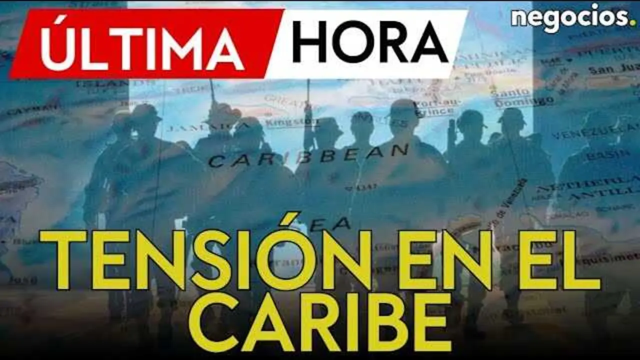 Vista aérea de una base militar en Trinidad y Tobago ilustrando la alerta máxima decretada.<br>                        <br>                        <br>                        <br>                      