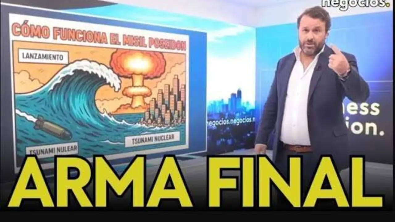 Imagen del misil Poseidón, ilustrando la amenaza nuclear submarina planteada por Rusia<br>                        <br>                        <br>                        <br>                      