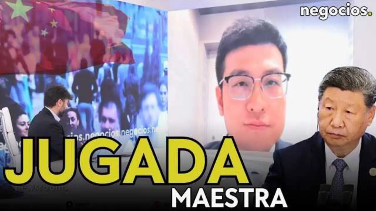 Vista del thumbnail oficial del vídeo donde se ilustran los rostros de Xi Jinping y Donald Trump durante su reunión histórica en Busan.<br>                        <br>                        <br>                        <br>                      