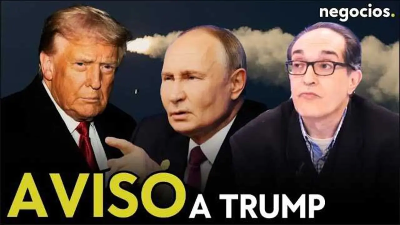 Imagen ilustrativa del misil Burevestnik en contexto del análisis geopolítico de Villarroya en Negocios TV<br>                        <br>                        <br>                        <br>                      