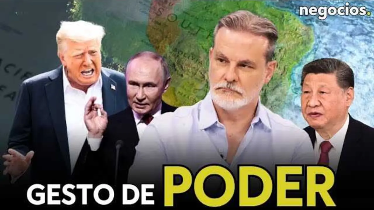 Imagen del despliegue naval estadounidense frente a la costa venezolana, que simboliza el juego estratégico de poder en la región latinoamericana.<br>                        <br>                        <br>                        <br>                      