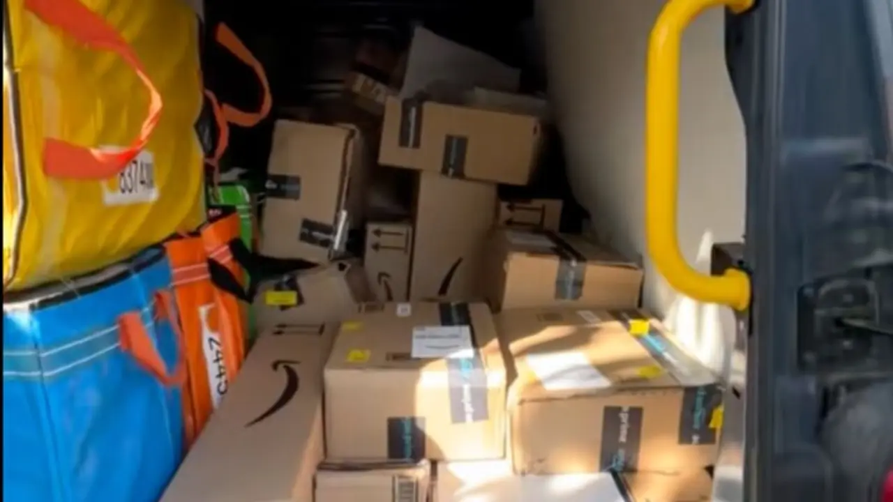 La furgoneta de Amazon