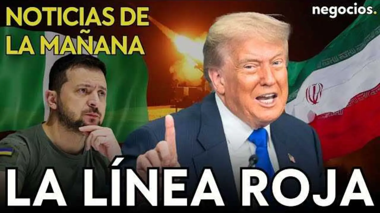 Donald Trump en rueda de prensa brindando declaraciones sobre política exterior, con bandera estadounidense de fondo<br>                        <br>                        <br>                        <br>                      