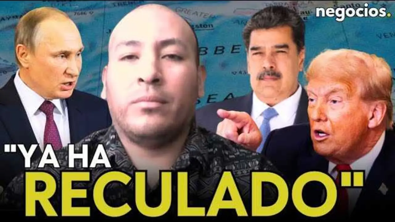 Imagen del vídeo de Negocios TV sobre la crisis geopolítica en Venezuela, que muestra el logo del canal y un mapa de América Latina con énfasis en el Caribe.<br>                        <br>                        <br>                        <br>                      