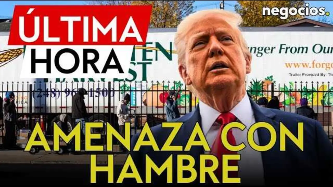 Donald Trump gesticulando en un mitin político con un fondo que sugiere tensión y debate sobre temas sociales y políticos.<br>                        <br>                        <br>                        <br>                      