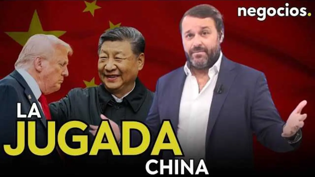 Imagen del vídeo sobre la escalada tecnológica entre China y Estados Unidos, con el logo de Negocios TV.<br>                        <br>                        <br>                        <br>                      