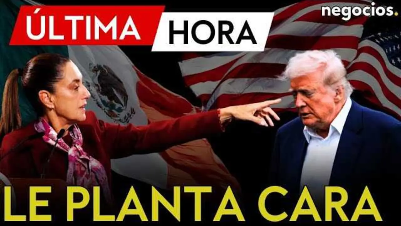 Claudia Sheinbaum durante una conferencia de prensa donde reafirma la soberanía nacional frente a las presiones internacionales.<br>                        <br>                        <br>                        <br>                      