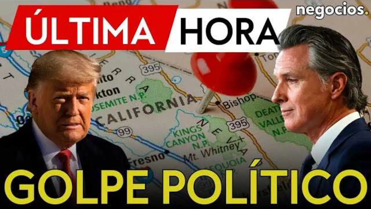 Captura del video donde se anuncia la aprobación de la Proposición 50 en California, que afecta la política estadounidense.<br>                        <br>                        <br>                        <br>                      