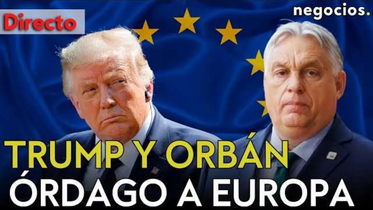 Fotografía del presidente Donald Trump junto al primer ministro Viktor Orbán durante su reunión en Washington en noviembre de 2025<br>                        <br>                        <br>                        <br>                      