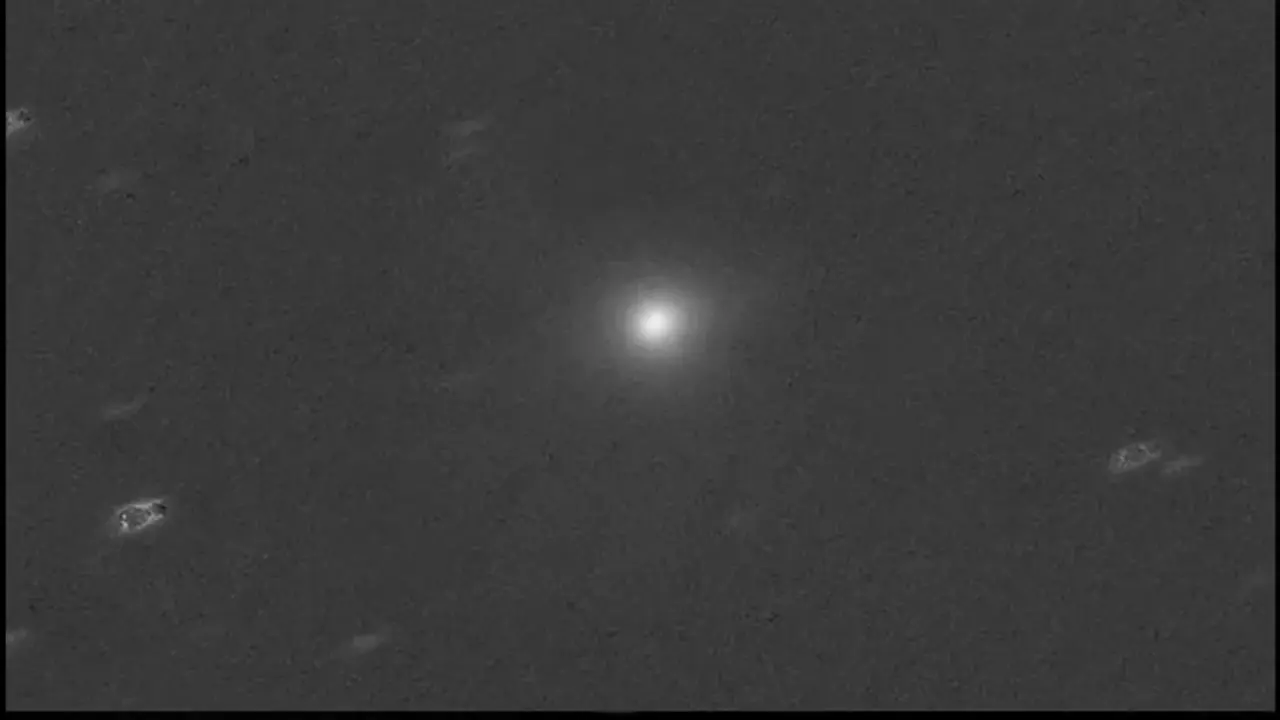 The interstellar comet 3I/ATLAS, imaged on 6 Nov. 2025.