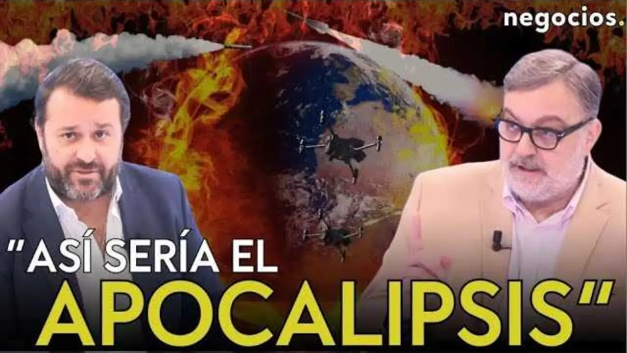 Retrato ilustrativo de Gustavo de Arístegui con de fondo imágenes alusivas a misiles hipersónicos y mapas de zonas en tensión internacional.<br>                        <br>                        <br>                        <br>                      