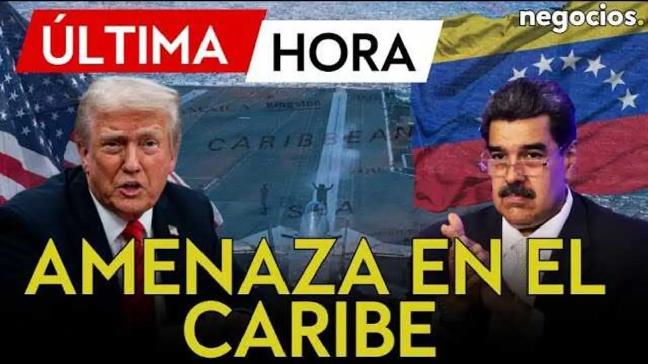 Imagen del portaaviones USS Gerald R. Ford, desplegado en misión naval en el Caribe<br>                        <br>                        <br>                        <br>                      