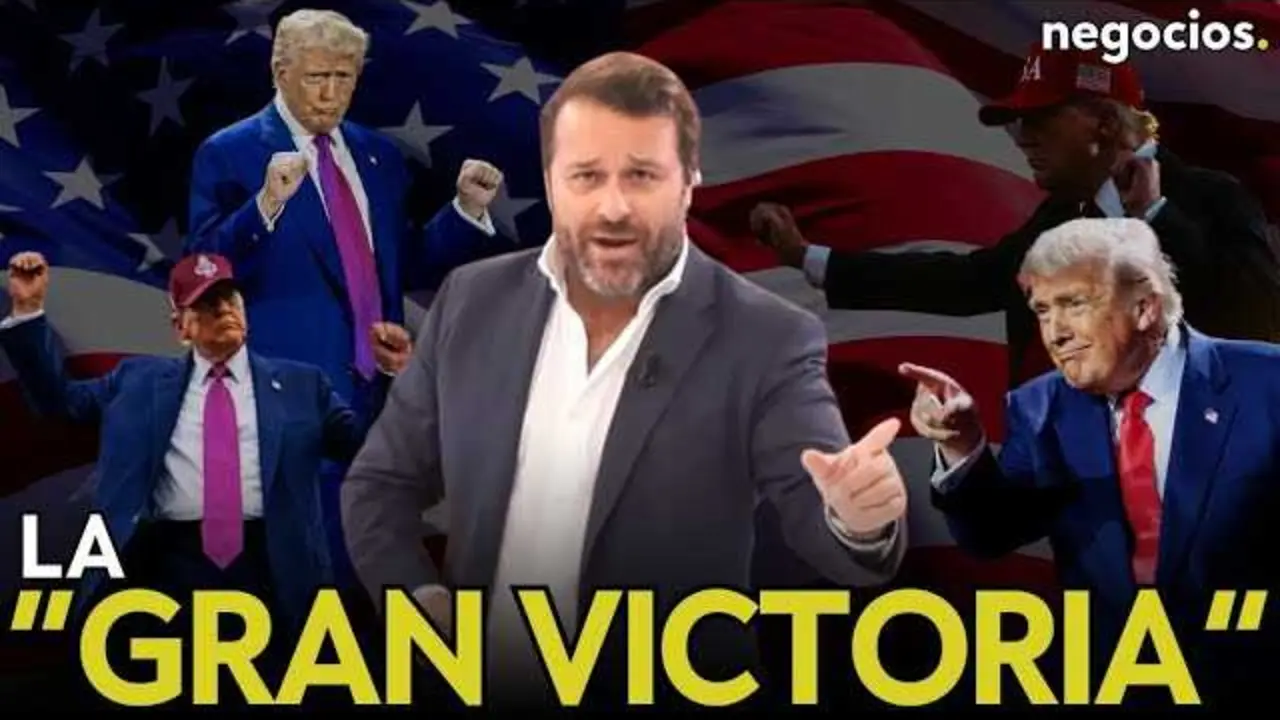 Trump en conferencia celebrando la reapertura del gobierno; mapa con puntos conflictivos en India y Pakistán; buques representando la 'flota fantasma' de gas ruso<br>                        <br>                        <br>                        <br>                      