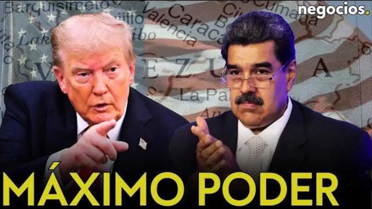 El portaaviones USS Gerald R. Ford navegando en el Atlántico, símbolo del poderío militar estadounidense en el hemisferio occidental.<br>                        <br>                        <br>                        <br>                      