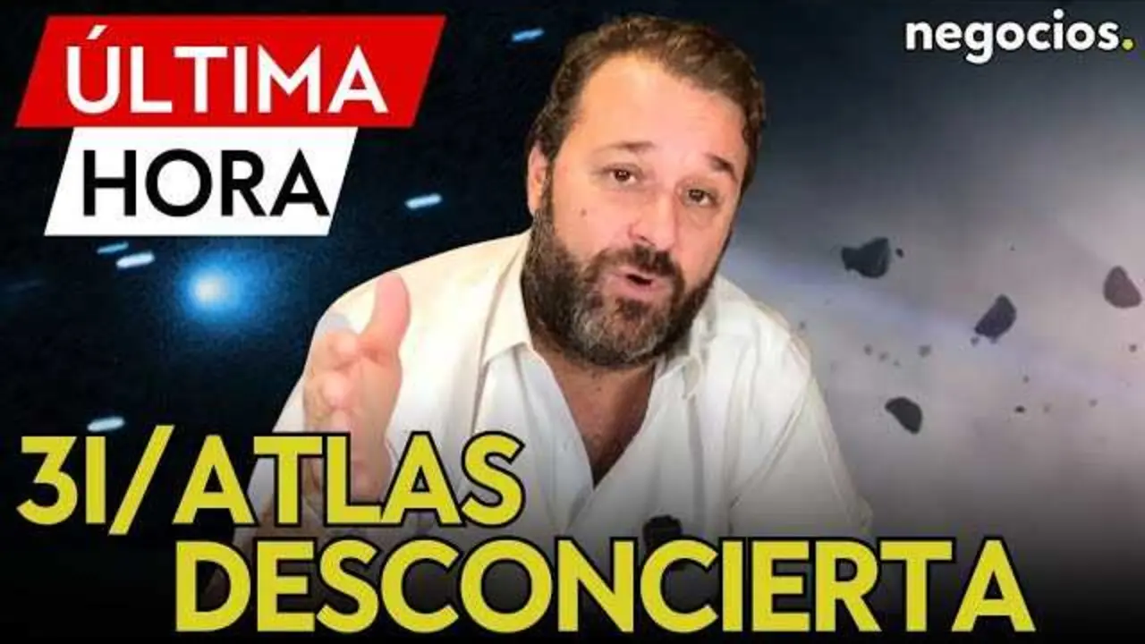 Imagen del cometa interestelar 3I/ATLAS captada desde el Telescopio Óptico Nórdico en La Palma.<br>                        <br>                        <br>                        <br>                      