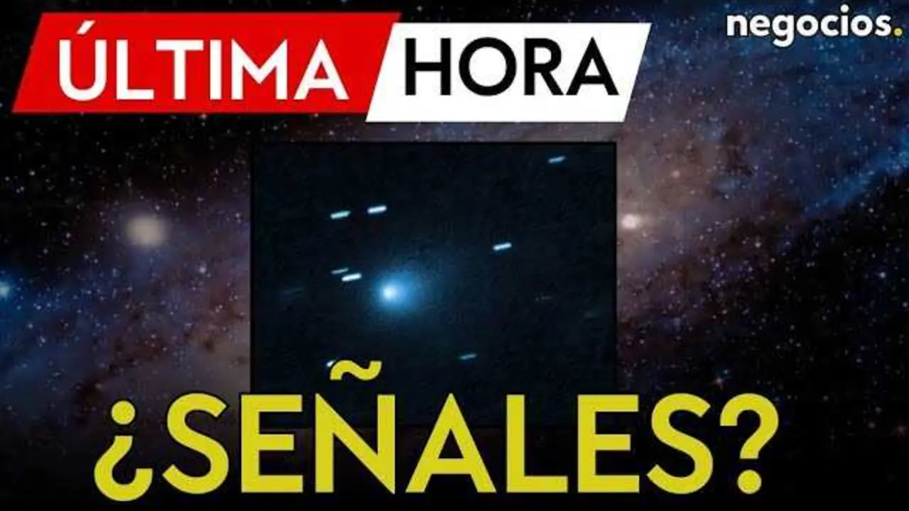 Imagen en baja definición del cometa 3I/ATLAS con tonos que sugieren su pulso luminoso, captada para ilustrar el fenómeno observado.<br>                        <br>                        <br>                        <br>                      