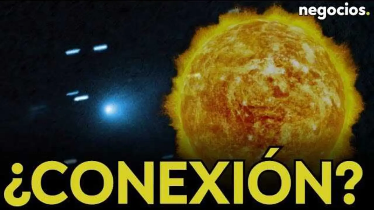 Imagen del cometa interestelar 3I/ATLAS captado durante su tránsito cercano al Sol.<br>                        <br>                        <br>                        <br>                      