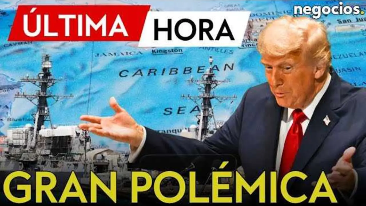 Captura de imagen del vídeo de Negocios TV que reporta sobre los recientes ataques estadounidenses en el Caribe contra barcos de narcotráfico.<br>                        <br>                        <br>                        <br>                      