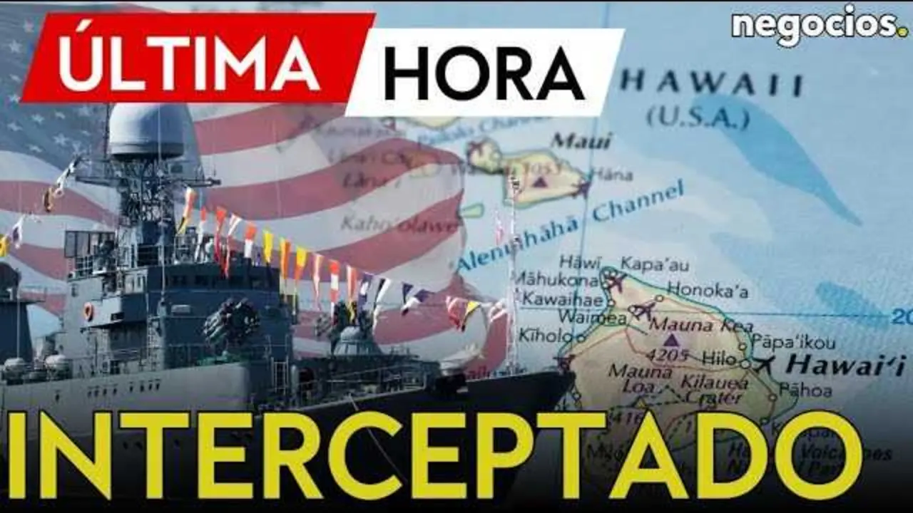 Imagen del buque ruso Kareliya tomada durante operaciones de vigilancia cerca de Hawái, Estados Unidos.<br>                        <br>                        <br>                        <br>                      