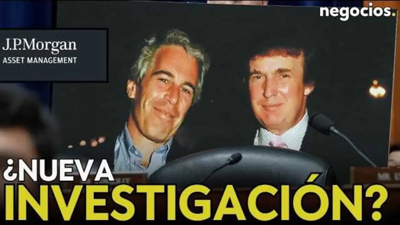 Imagen del vídeo donde Donald Trump hace declaraciones sobre la investigación relacionada con Jeffrey Epstein y JPMorgan.<br>                        <br>                        <br>                        <br>                      