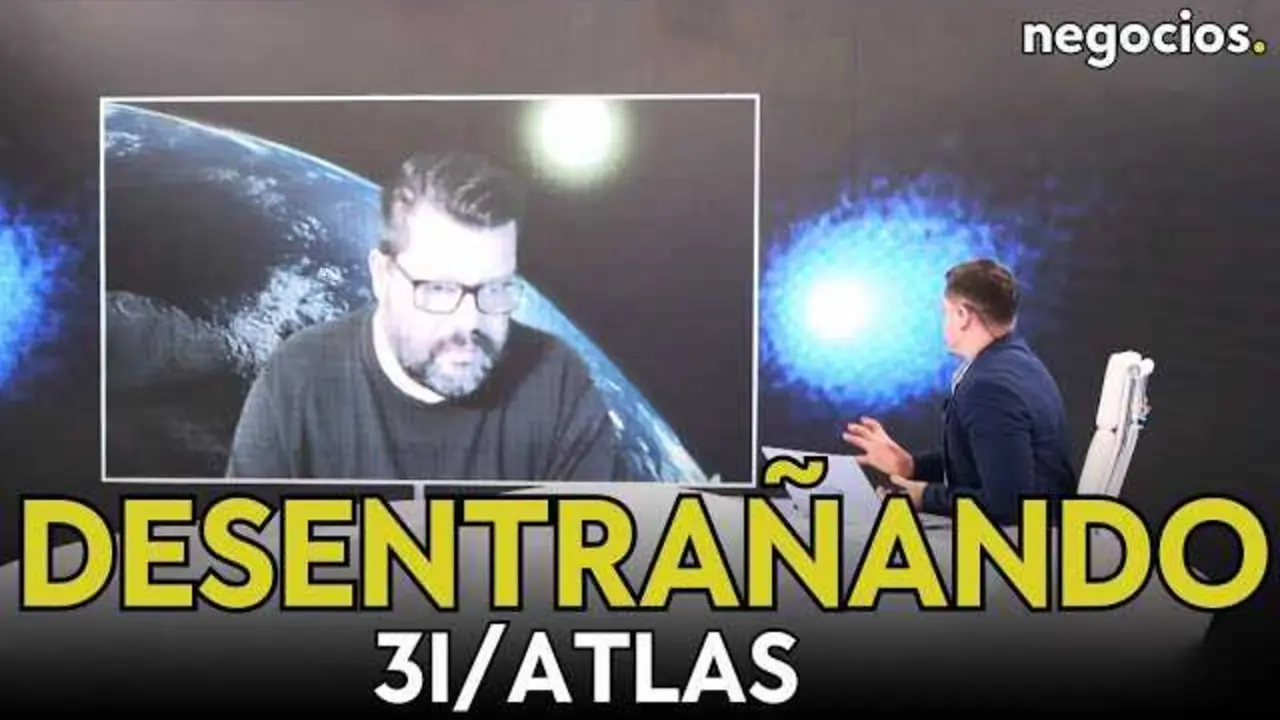 Imagen del cometa 3I/ATLAS captada desde un telescopio durante su paso cercano al Sol.<br>                        <br>                        <br>                        <br>                      