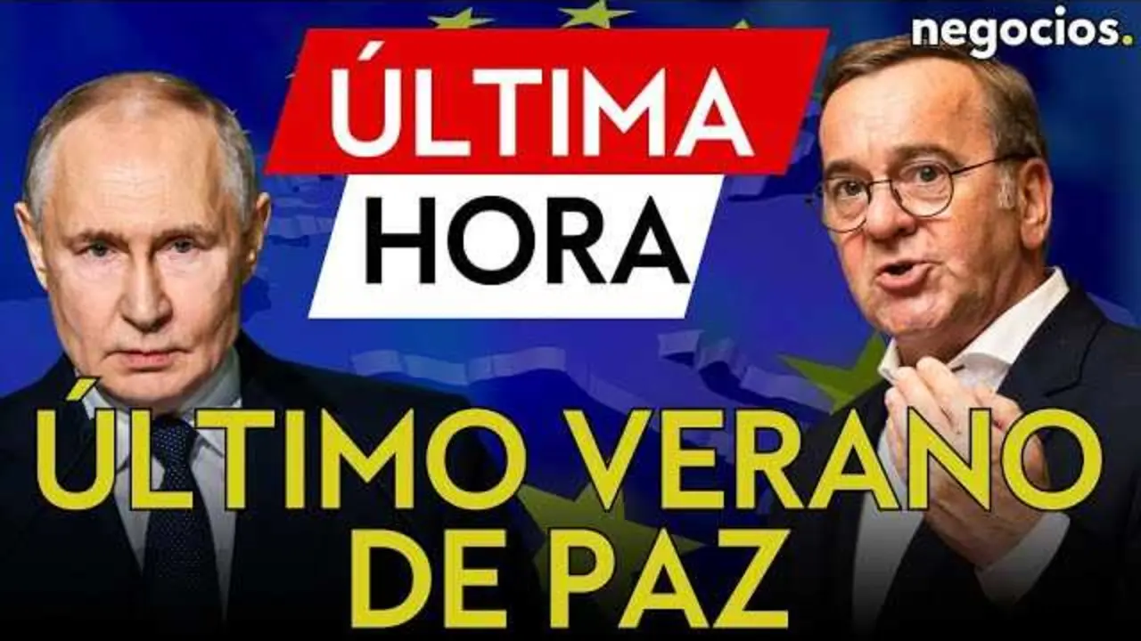 Ministro de Defensa alemán Boris Pistorius durante una rueda de prensa sobre seguridad y defensa nacional en Berlín.<br>                        <br>                        <br>                        <br>                      