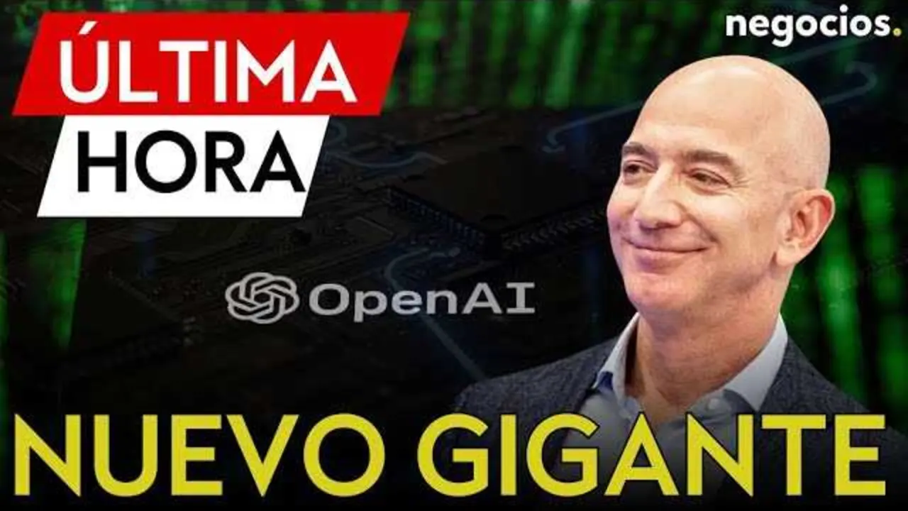 Jeff Bezos en un evento tecnológico, símbolo del nuevo impulso en inteligencia artificial con Project Prometeus<br>                        <br>                        <br>                        <br>                      