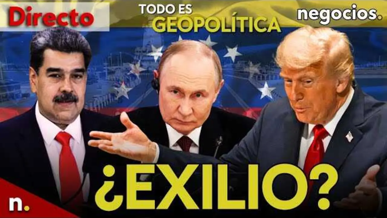 Buques de guerra en el mar Caribe, representación de la creciente tensión militar entre Estados Unidos y Venezuela apoyada por Rusia.<br>                        <br>                        <br>                        <br>                      