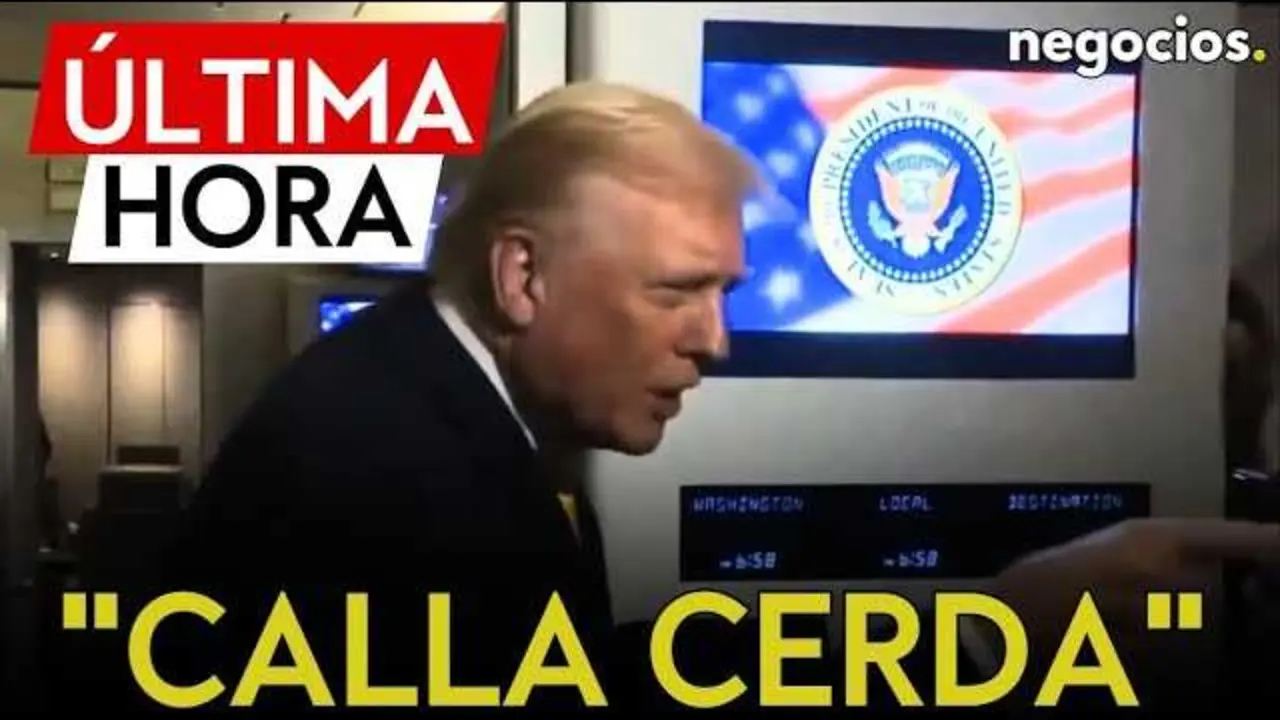 Captura del video donde Donald Trump responde de forma polémica a una periodista durante rueda de prensa<br>                        <br>                        <br>                        <br>                      