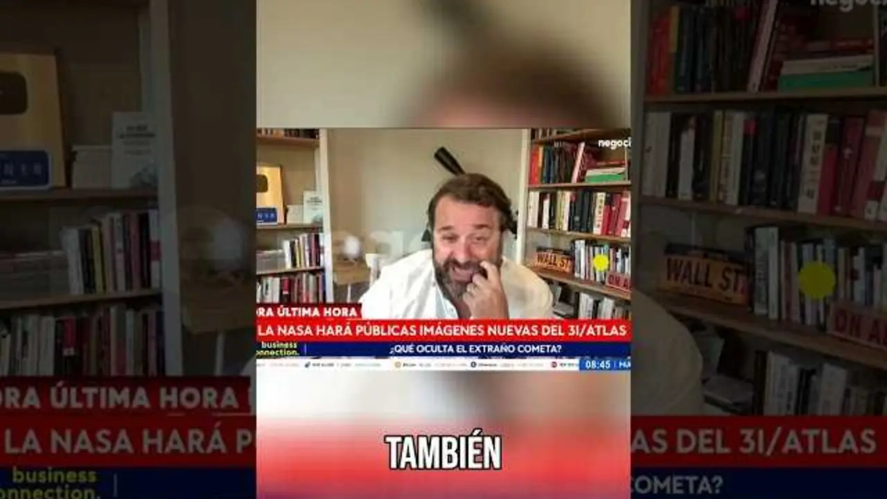 Thumbnail del vídeo de Negocios TV que anuncia las imágenes inéditas del 3I/ATLAS por la NASA<br>                        <br>                        <br>                        <br>                      