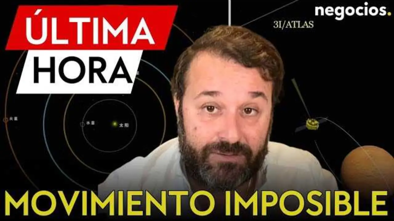 Imagen del objeto interestelar 3I/ATLAS captado en las recientes observaciones astronómicas.<br>                        <br>                        <br>                        <br>                      