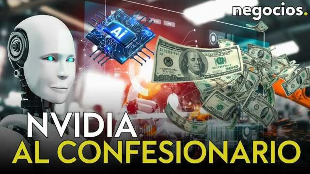 Imagen promocional del vídeo donde se discuten los resultados financieros de Nvidia y su impacto en Wall Street y la inteligencia artificial.<br>                        <br>                        <br>                        <br>                      