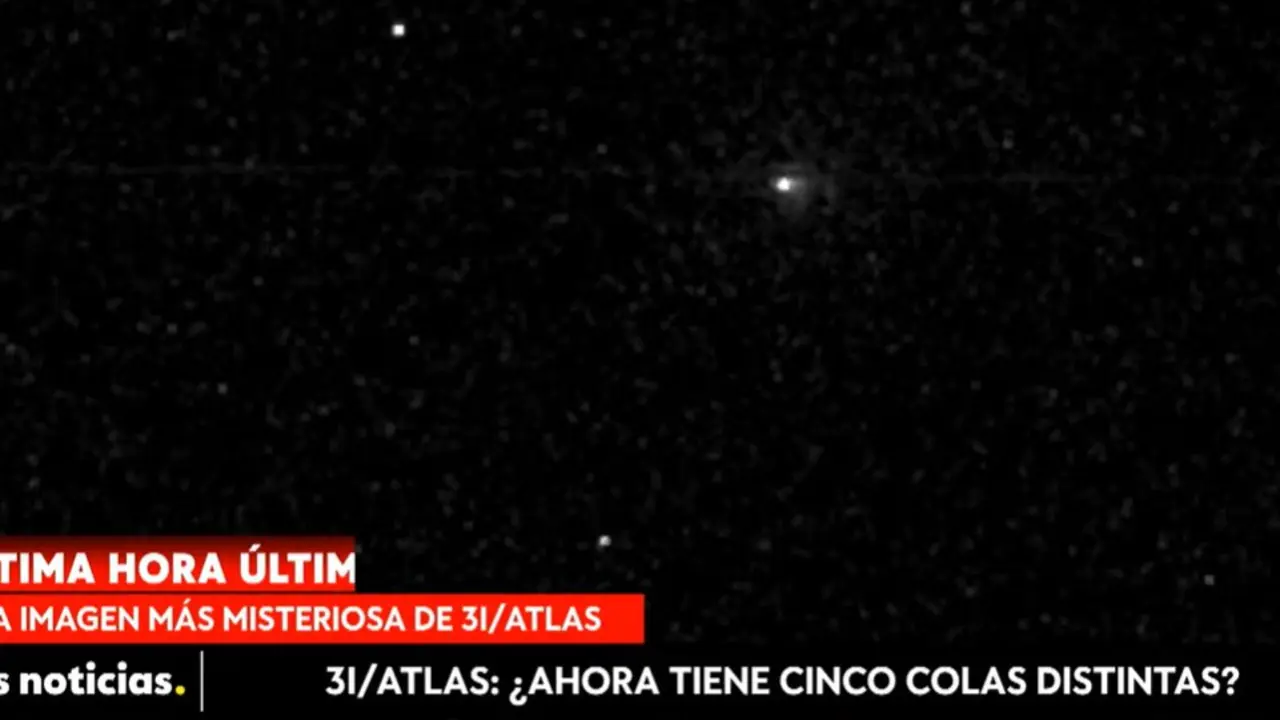 La imagen más misteriosa de 3I/Atlas: ¿Ahora tiene cinco colas distintas?