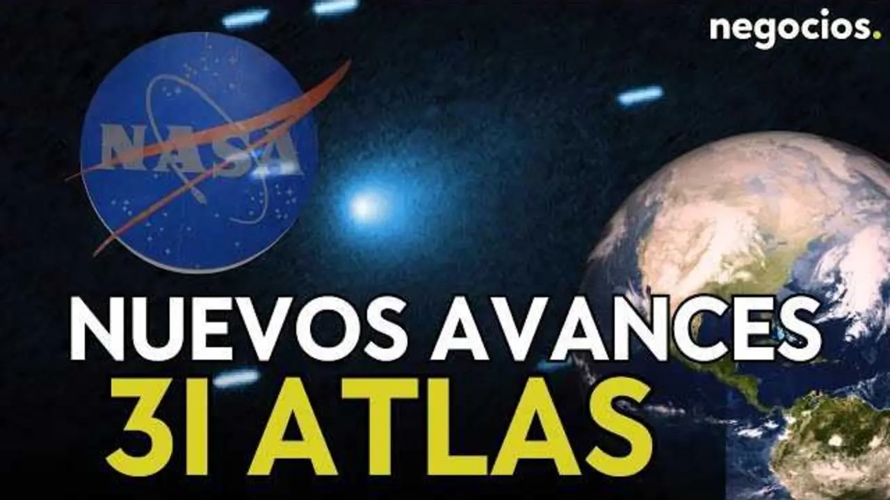 Imagen del cometa interestelar 3I/ATLAS captada durante su paso por el sistema solar, destacando su cola característica.<br>                        <br>                        <br>                        <br>                      