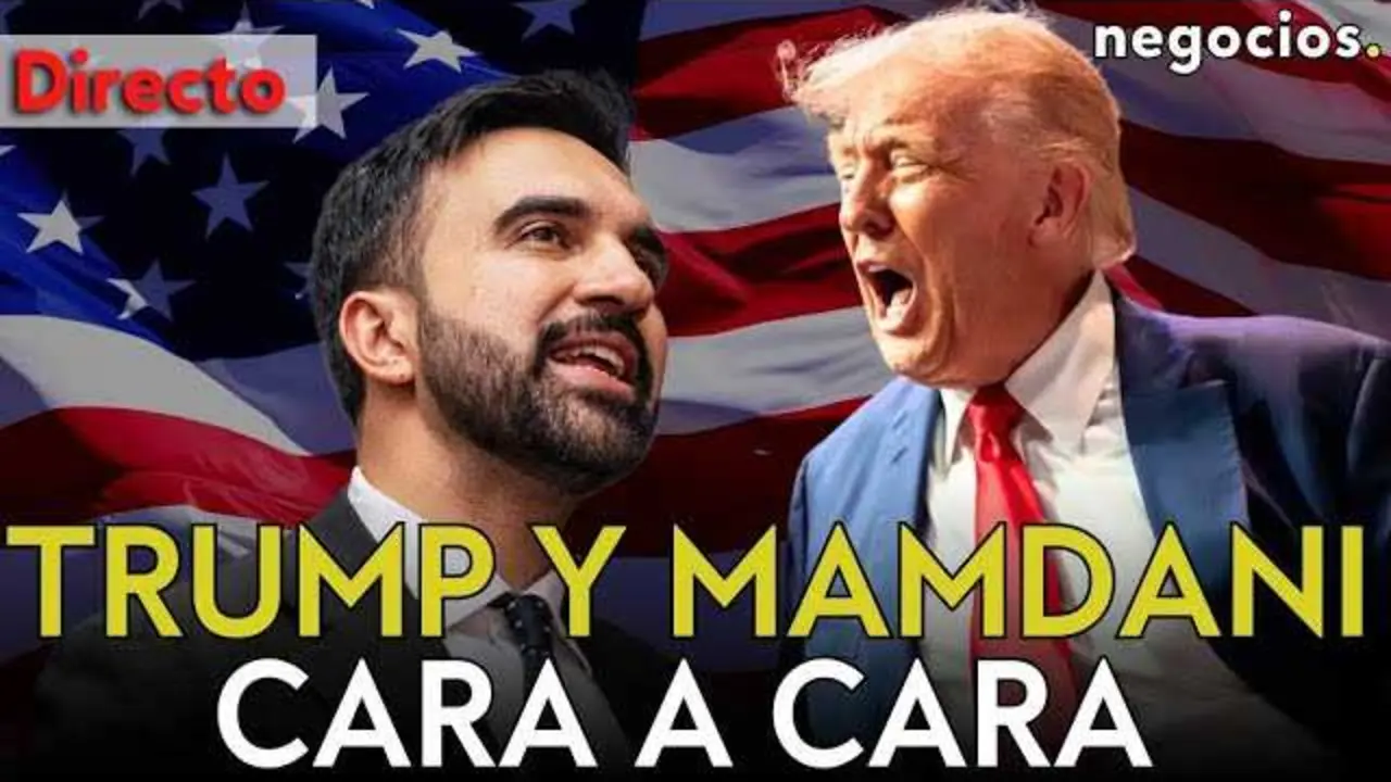 Fotografía de Donald Trump y Zohran Mamdani en el escenario mediático, vinculado al polémico encuentro en el Despacho Oval.<br>                        <br>                        <br>                        <br>                      
