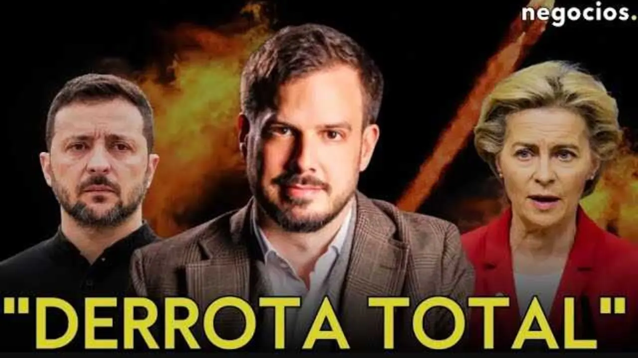 Imagen que muestra el conflicto de Ucrania en contexto geopolítico, con elementos que simbolizan la tensión entre Kiev, Moscú y las potencias internacionales.<br>                        <br>                        <br>                        <br>                      