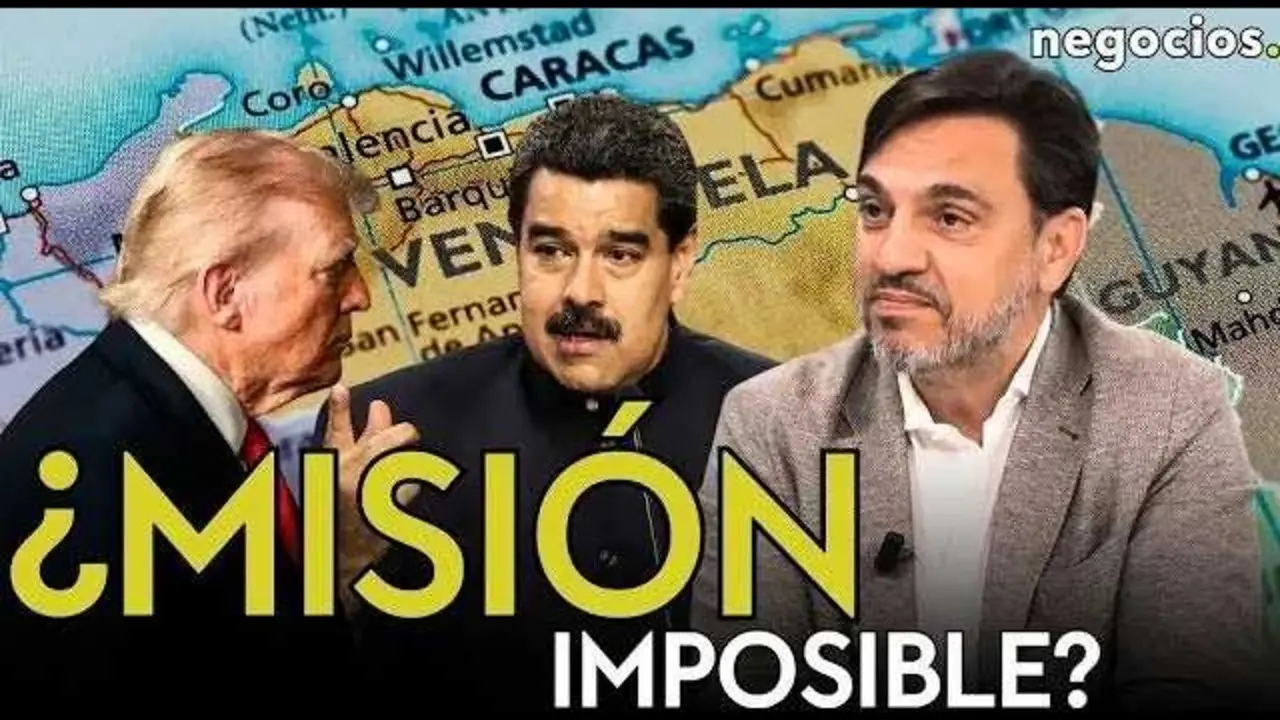 Miniatura del vídeo en YouTube mostrando a Nicolás Maduro y soldados venezolanos ante mapas geopolíticos<br>                        <br>                        <br>                        <br>                      