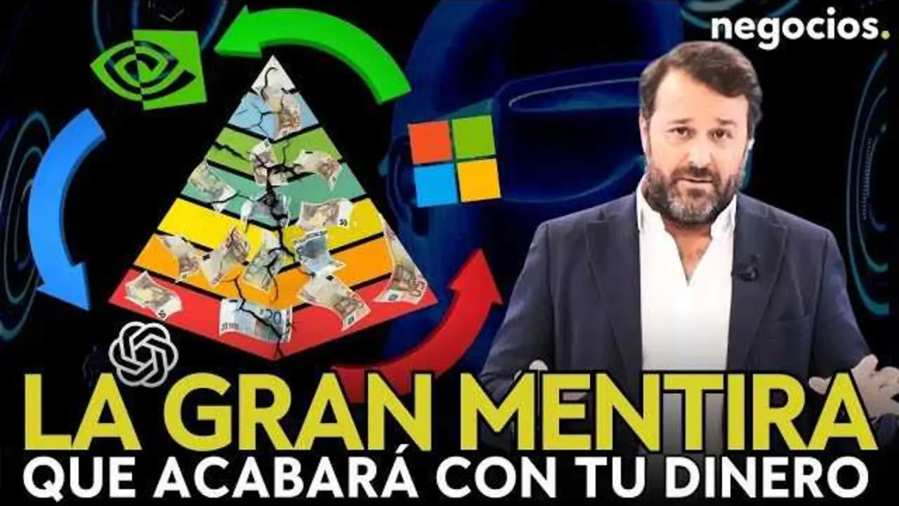 Ilustración que representa el crecimiento acelerado de la inteligencia artificial y su impacto en el mercado financiero.<br>                        <br>                        <br>                        <br>                      