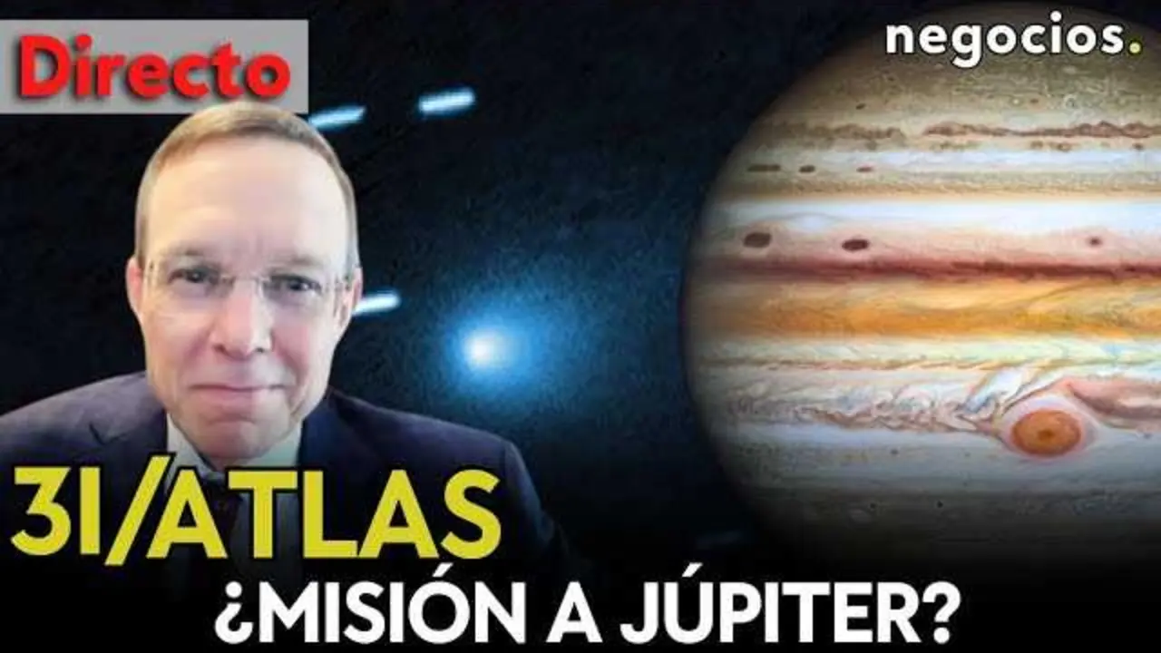 Imagen del objeto interestelar 3I/ATLAS captado por el sistema ATLAS, que se acerca a Júpiter en una órbita singular.<br>                        <br>                        <br>                        <br>                      