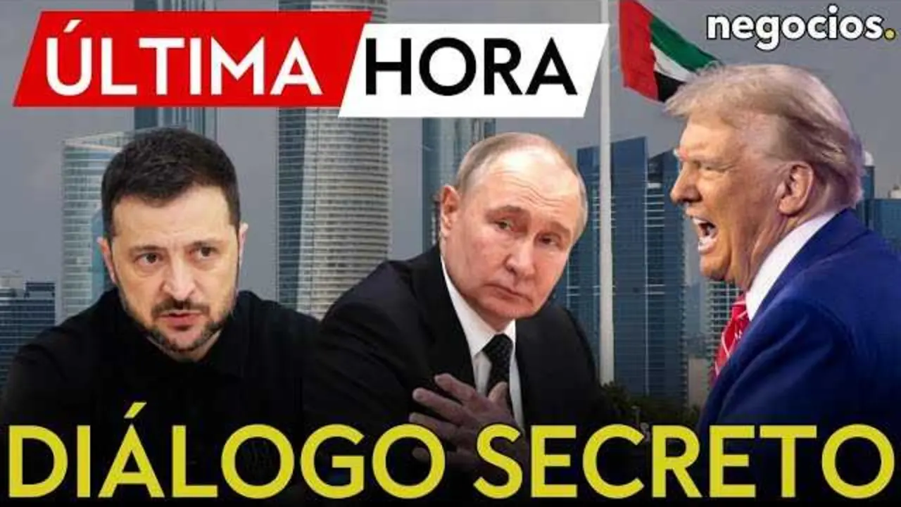 Imagen fija del vídeo que muestra la evolución del diálogo secreto entre Rusia y Ucrania impulsado por Estados Unidos.<br>                        <br>                        <br>                        <br>                      