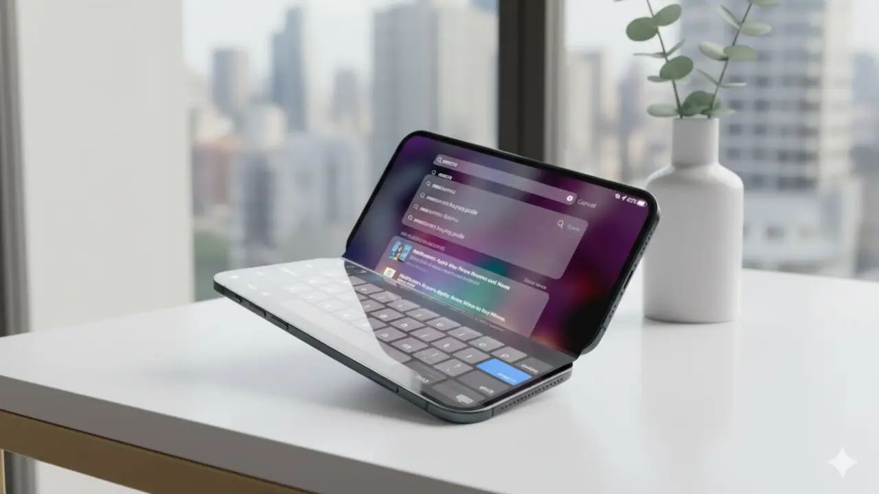 Generated Image - iphone plegable