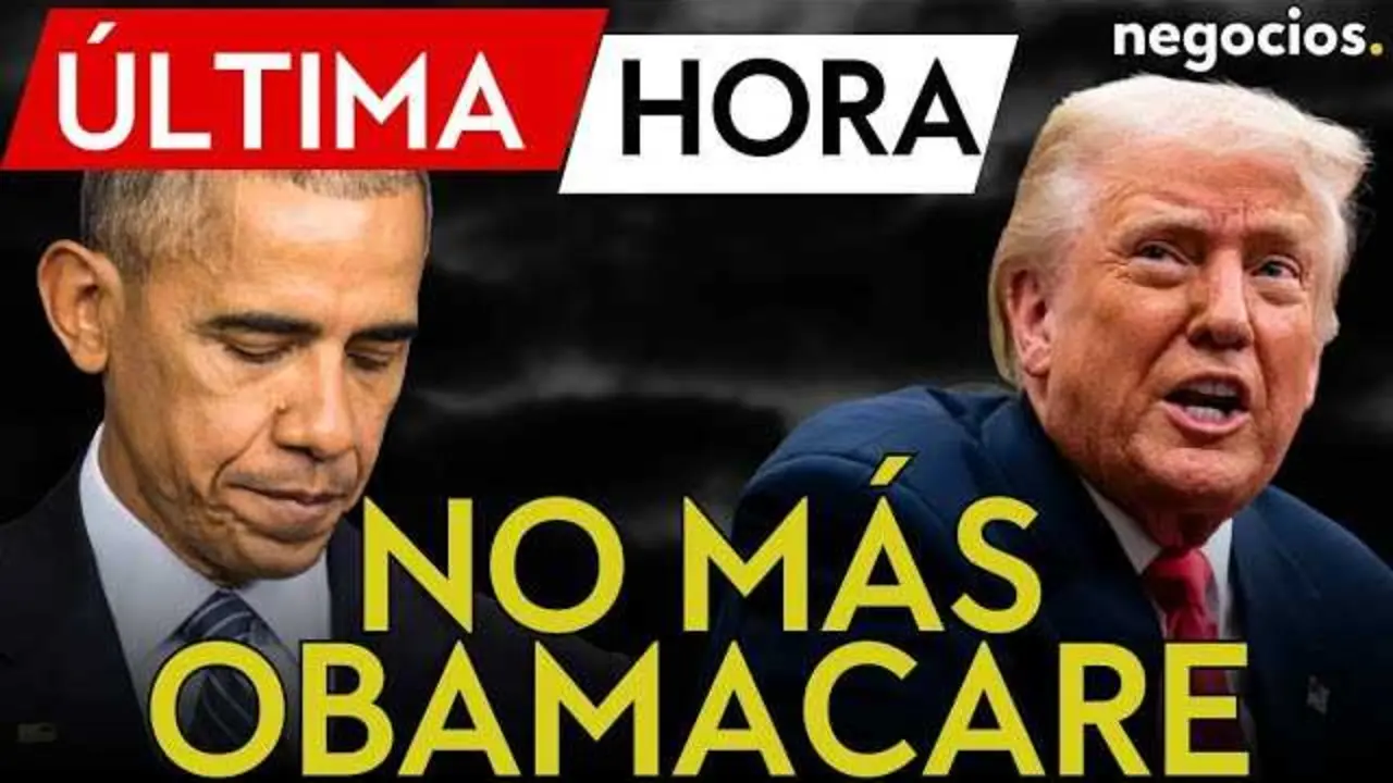 Fotografía promocional con Donald Trump y Kas Pattel durante la rueda de prensa del FBI y declaraciones desde Air Force One.<br>                        <br>                        <br>                        <br>                      