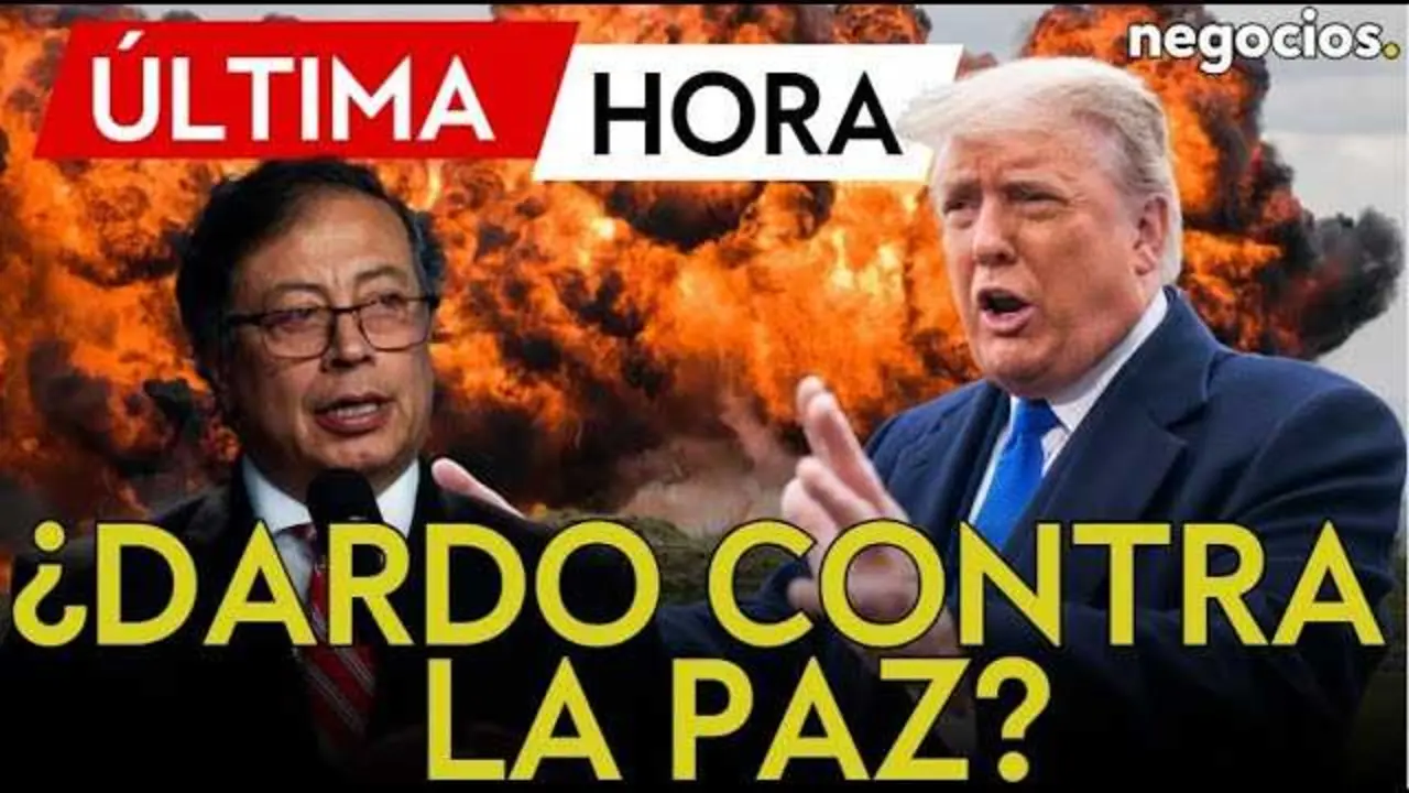 El presidente Gustavo Petro en una conferencia de prensa, acompañado por el fondo simbólico de la paz y la diplomacia.<br>                        <br>                        <br>                        <br>                      