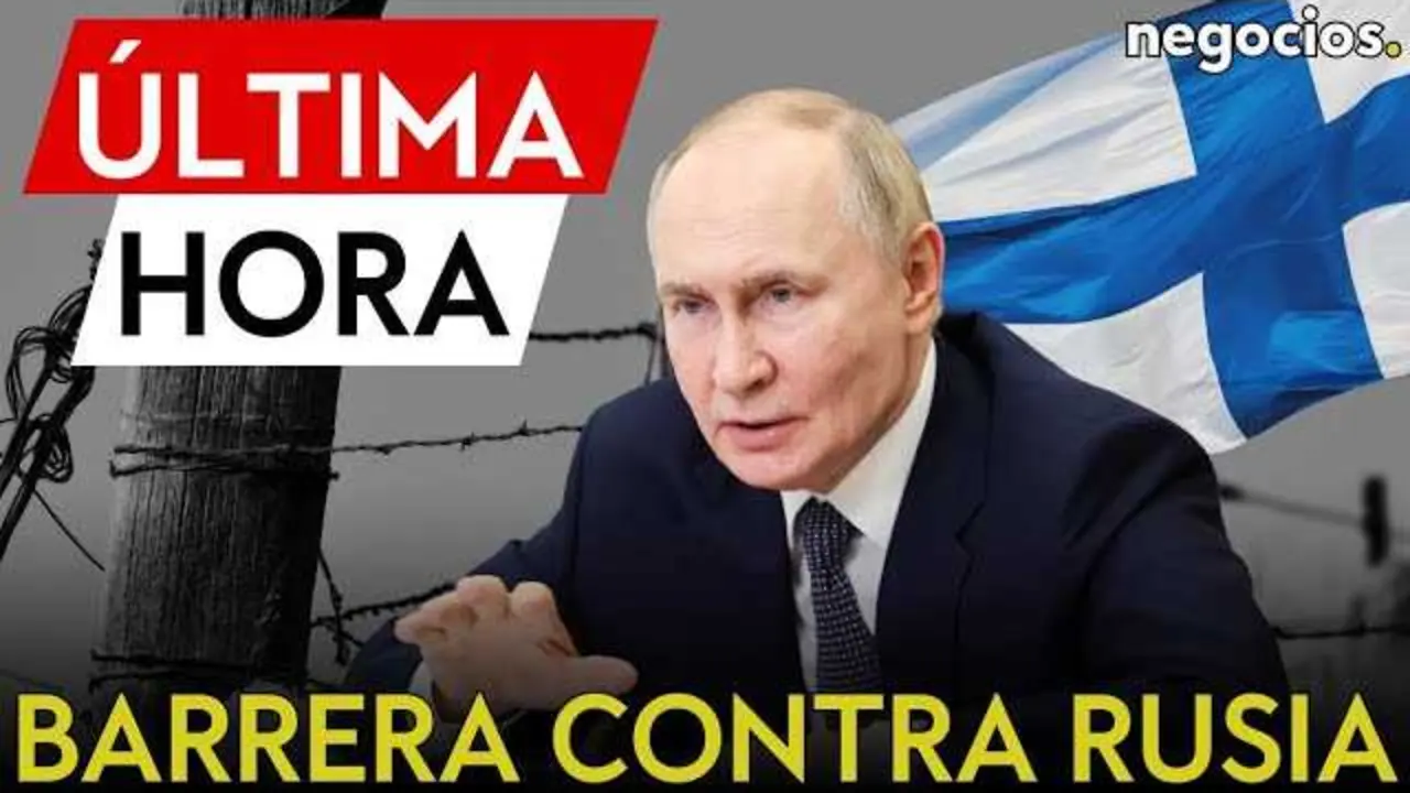 Imagen muestra un segmento de la frontera entre Finlandia y Rusia donde se está construyendo la valla de 200 km como respuesta a la presión migratoria atribuida a Moscú.<br>                        <br>                        <br>                        <br>                      