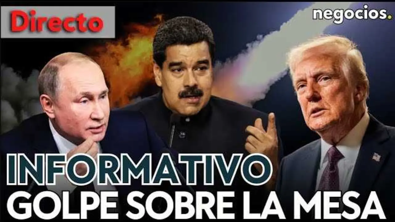 Captura del vídeo informativo de Negocios TV donde se destacan las figuras de Rusia, Nicolás Maduro y el análisis científico del visitante interestelar 3I/ATLAS.<br>                        <br>                        <br>                        <br>                      